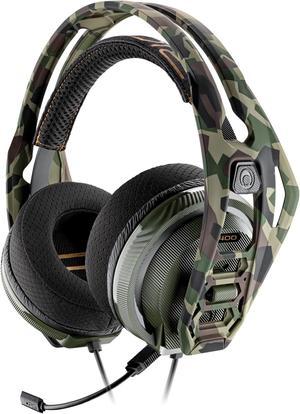 RIG 400HA PC Gaming Headset Tuned for Surround Sound for High Definition Headphone Gaming Experience; Removable Active Noise Canceling Mic -  Forest Camo