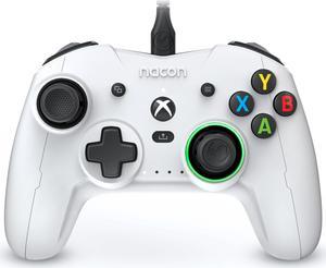 Nacon Revolution X Officially Licensed Xbox Controller for Xbox Series XS Xbox One Windows 10 Windows 11 PCs with Hardware Software Customization and Dolby Atmos 3D Surround Sound  White