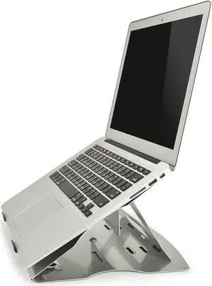 Aidata LHA-3 LAPstand Aluminum Portable Laptop Ultrastand, Silver, Adjustable Platform with 6 Viewing Angles, 20, 22.5, 25, 35, 40 and 45