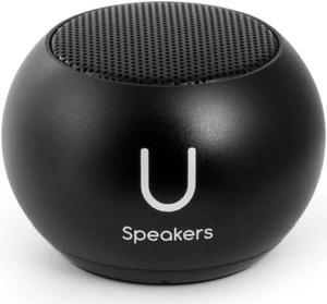 U Mini Speaker | Stylish Portable Wireless Bluetooth 5.0 with Built-in Mic & Remote Shutter | Perfect Mini Speaker for Home, Parties, Travel! Small Device, Rich Sound | Black