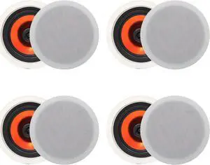 Herdio in Ceiling Speakers, 6.5 Inch 600 Watts Flush Mount Passive Wired for Kitchen,Living Room,Office(4 Speakers) Herdio in Ceiling Speakers, 6.5 Inch 600 Watts Flush Mount Passive Wired for Kitchen,Living Room,Office(4 Speakers)