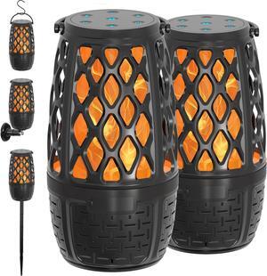 Outdoor Bluetooth Speakers, Outdoor Speakers Bluetooth Waterproof Patio, Outdoor Speaker with lights Multi-Sync up to 100 Speakers Auto-Pairing HD Stereo Sound Blueooth Speakers (2 Pack)