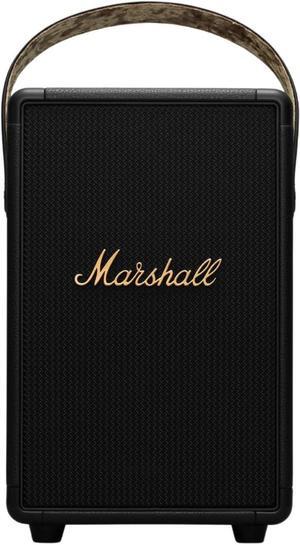 Marshall Tufton Portable Bluetooth Speaker, Black & Brass