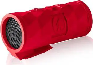 Outdoor Tech - Buckshot 2.0 Rugged Waterproof Super-Portable Wireless Bluetooth Speaker, Red - Perfect for Biking, Camping, Hiking, Pool, Beach, Boat, Golf Cart, and Other Outdoor Activities