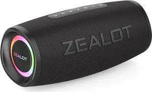 ZEALOT Bluetooth Speaker, Bluetooth Speaker,Portable Speaker with BassUp,IP67 Waterproof Speaker,20H Playtime,Stereo,EQ,Outddor Speaker for Beach,Gifts