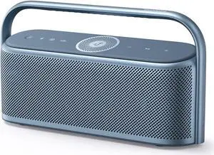 Soundcore Motion X600 Portable Bluetooth Speaker with Spatial Audio, 50W Sound, IPX7 Waterproof, Pro EQ, AUX-in, for Home, Office, Backyard and Bathroom Use (Blue)