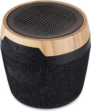 House of Marley, Chant Mini Wireless Bluetooth Speaker | 6 hr Runtime, Splash Resistant, Integrated Mic | Signature Black