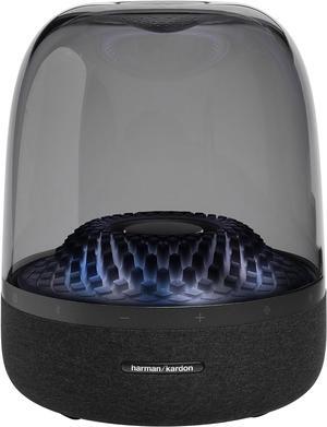 Harman Kardon Aura Studio 4 - Bluetooth Home Speaker - Superior Sound Performance - 5 Diamond-Effect Lighting Themes - Made with Recycled Materials