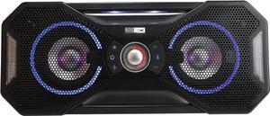 Altec Lansing Mix 2.0 - Waterproof Bluetooth Speaker with Strong Bass, Portable Speaker for Travel & Outdoor Use, 100 Foot Range & 20 Hour Playtime, Black