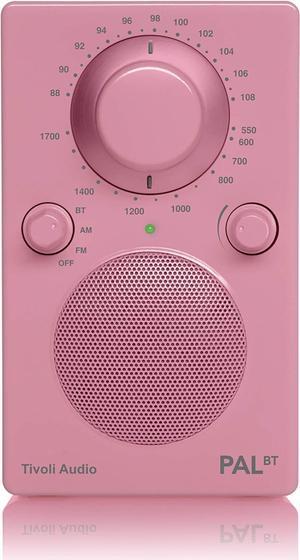 Tivoli Audio PAL BT Portable Bluetooth AM/FM Radio (Pink)