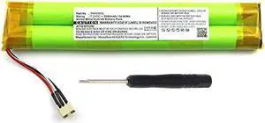 2000mAh Ni-MH Battery Replacement Compatible with TDK Life on Record A33 Wireless Weatherproof Bluetooth Speaker 2000mAh Ni-MH Battery Replacement Compatible with TDK Life on Record A33 Wireless Weatherproof Bluetooth Speaker