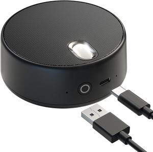 USB Computer Speakers with Microphone, PC Laptop Speaker with Mic, 2 Sound Modes, Hand Free Enhanced Voice Pick up, Compatible with Zoom for Personal Call and Home Office Meeting