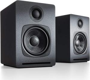 Audioengine A1 60W Wireless Bluetooth Desktop Speakers - PC Speakers, Computer Speakers with Subwoofer Out