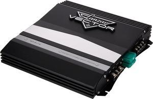 2-Channel High Power MOSFET Amplifier - Slim 1000 Watt Bridgeable Mono Stereo 2 Channel Car Audio Amplifier-Crossover Frequency and Bass Boost Control, RCA input,Line Output - Lanzar VCT2110