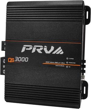 QS3000 1 Ohm 3000 Watt Amp Car Audio Amplifier Full Range HD Sound Monoblock 3K Car Amp with Built-in HPF and LPF Controls for PRO Audio Systems