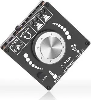 Mini Bluetooth Amplifier 50W+50W Dual Channel Stereo Power Output,DC 12V, Bluetooth+ AUX+ USB Input Mini Bluetooth Amplifier 50W+50W Dual Channel Stereo Power Output,DC 12V, Bluetooth+ AUX+ USB Input