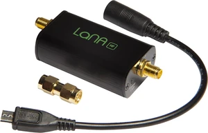 Lana HF v2 - Ultra Low-Noise LF, MF & HF Amplifier (LNA) Module for RF & Software Defined Radio (SDR). Wideband 50kHz-150MHz Frequency Capability with Bias Tee & USB Power Options Lana HF v2 - Ultra Low-Noise LF, MF & HF Amplifier (LNA) Module for RF & Software Defined Radio (SDR). Wideband 50kHz-150MHz Frequency Capability with Bias Tee & USB Power Options