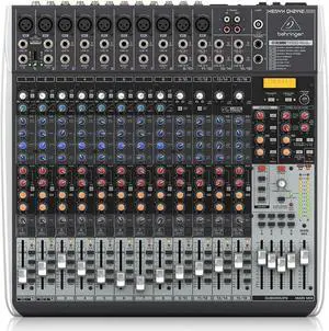 Behringer XENYX QX2442USB Premium 24-Input 4/2-Bus Mixer with XENYX Mic Preamps and Compressors, Klark Teknik Multi-FX Processor, Wireless Option and USB/Audio Interface Behringer XENYX QX2442USB Premium 24-Input 4/2-Bus Mixer with XENYX Mic Preamps and Compressors, Klark Teknik Multi-FX Processor, Wireless Option and USB/Audio Interface