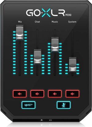 TC Helicon GoXLR MINI Online Broadcast Mixer with USB/Audio Interface and Midas Preamp, Officially Supported on Windows