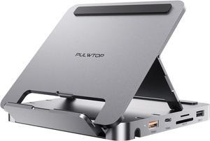 iPad Docking Station, 4K@60Hz HDMI, 100W PD Aluminum Hub with SSD Enclosure, Stand Dock for iPad Pro/iPad Mini 6th Gen, No Lightning Port