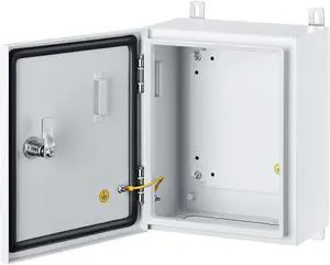 IP65 Weatherproof Metal Box Wall-Mounted Electronic Equipment Enclosure Box with Mounting Plate and Wall Bracket (12'' x 10'' x 6'')