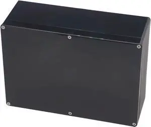 Project Box IP65 Waterproof Junction Box ABS Plastic Black Electrical Boxes DIY Electronic Project Case Power Enclosure 10.35x7.17x3.74 inch(263x182x95 mm)