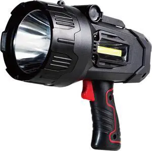 Durapower Rechargeable Spotlight, High Lumens LED Spotlight Flashlight, Waterproof Handheld Spot Light for Indoor Outdoor Farm Camping Emergency Durapower Rechargeable Spotlight, High Lumens LED Spotlight Flashlight, Waterproof Handheld Spot Light for Indoor Outdoor Farm Camping Emergency