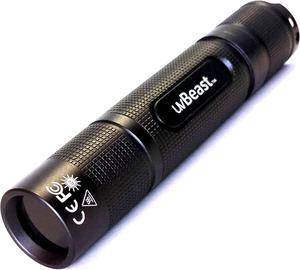 New V3 365nm MINI - Black Light UV Flashlight  High Definition Pure Ultraviolet - Professional Grade High Power Upgraded 5 Core UV LED  USA Stock