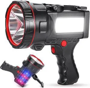 Super Bright Handheld LED Flashlight, High Lumen Portable Searchlight, USB Rechargeable Torch, Durable Waterproof Emergency Light for Camping, Hiking, Fishing, Night Walking, Power Outages Use Super Bright Handheld LED Flashlight, High Lumen Portable Searchlight, USB Rechargeable Torch, Durable Waterproof Emergency Light for Camping, Hiking, Fishing, Night Walking, Power Outages Use