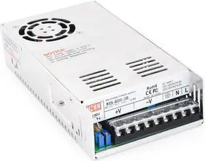 CNCTOPBAOS 600W 36V DC Switching Power Supply Transformer AC to DC Driver Adapter 16.6A Universal Regulated Converter for LED Strip Light CCTV Camera Radio Stepper Servo Motor 3D Printer (36V 16.6A)