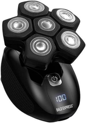 The Bald Express Electric Head Shavers for Bald Men - The Bald Brothers - 5 in 1 Mens Cordless Grooming Kit | Electric Shaving for Bald Men | USB Charge | Skull Shaver for Men
