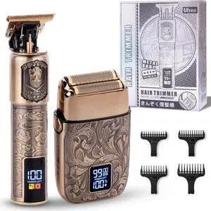 Ufree Electric Razor for Men Foil Shavers for Men, Hair Beard Trimmer for Men Grooming Shaving Kit Face Mustache, Cordless Head Shavers for Bald Men Barber Clippers, Birthday Gifts for Him