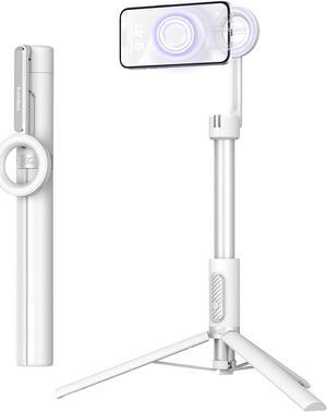 Magnetic Selfie Stick & Tripod for iPhone, 64' Phone Stand with Remote for Cell Phone iPhone 16 Pro Max
