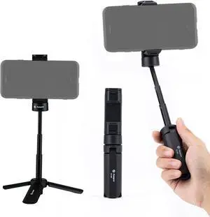Mini Tripod Tabletop, Fotopro Phone Tripod Desktop with 360 Rotation Work at Home Mount Portable Camera Stand Holder for Phone Vlogging