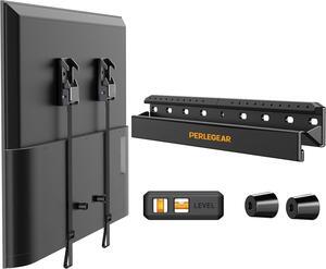 Studless TV Wall Mount for Most 24-55 Inch TVs up to 100 lbs, No Stud TV Mount, Drywall TV Bracket with Max VESA 400x400mm, No Drill, Easy Install, Low Profile, PGMT7