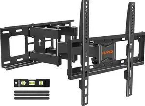 UL Listed TV Wall Mount for Most 26-65 Inch tvs Full Motion TV Mount with Swivel and Tilt Wall Mount Bracket Max VESA 400x400mm Holds up to 99 lbs.