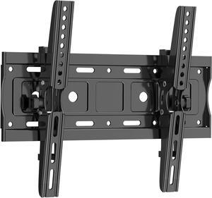 Tilt TV Wall Mount Bracket for Most 32-68 Inch TVs,Universal TV Mount Max VESA 400 x 400mm with Loading Capacity 132lbs, 40 42 43 50 55 58 60 Incn Low Profile Flat Wall Mount TV Bracket