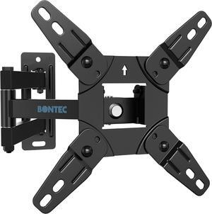BONTEC 360°Rotation TV Wall Mount for 13-42 inch LED LCD OLED Flat Curved TVs Hold up to 55lbs, Articulating TV Mount with Tilt, Swivel, Extension, Max VESA 200x200mm