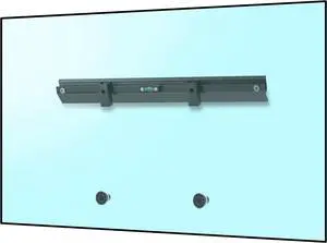 Studless TV Wall Mount for 22-55 Inch TVs, Slim No Stud TV Mount, Drywall TVs Bracket, Holds Up to 100 lbs, Max VESA 400x400mm - No Drill Easy Installation with Bubble Level