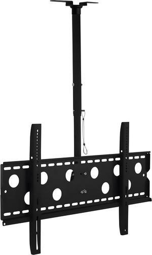 Mount-It! TV Ceiling Mount, Full Motion Height Adjustable Swivel Tilting Bracket for 42, 45, 47, 49, 50, 55, 60, 65, 70, 75, 80, 85, 90 Inch, TVs 220 Lbs Capacity