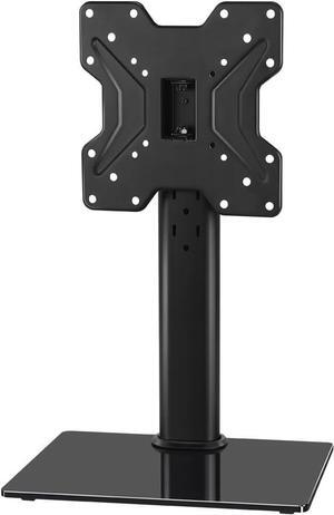 KKTONER Universal TV Stand Base for 13 inch to 43 inch LED TV Table Top TV Mount Stand with Swivel Height Adjustable Hold up 77LBs