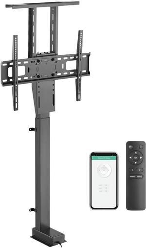 ynVISION.DESIGN Motorized TV Lift Mount for 37"-77" TV's | Vertical Lift Motor TV Stand with RF Remote and Smart Phone Control via WiFi