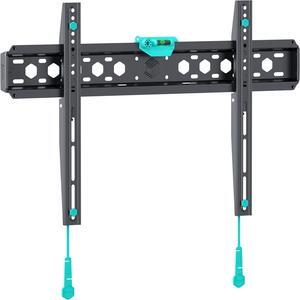 ONKRON Fixed TV Wall Mount for 43-85 Inch Screen up to 150 lbs - Flat to Wall TV Mount Low Profile 75x75-600x400 VESA Ultra Thin TV Wall Mount Slim/Flush Wall Mount TV Bracket Flat Black