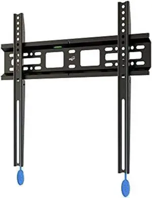 ELG Fixed/Low Profile TV Wall Mount for TVs 32" to 77", Holds up to 110 lbs, Max VESA 400X400mm, Fits 12", 16 Wood Studs, Automatic Locking/Quick Release System, N01V4, Steel, Black