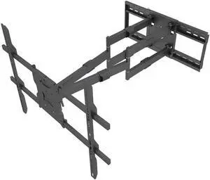 Monoprice Commercial Full Motion TV Wall Mount Bracket Extra Large and Extra Long Extension Range to 38.6" for 60" to 110" TVs up to 275lbs, Max VESA 800x600