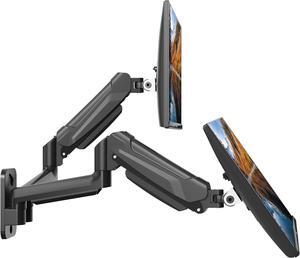BONTEC Monitor Wall Mount Bracket for 13-32 Inch Screens, Fully Adjustable Gas Spring Monitor Arm, Height Adjustable, Tilt Swivel & Rotate, Holds up to 19.8 lbs, VESA 75x75, 100x100 mm