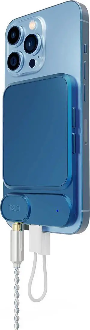 Tea Portable Headphone Bluetooth Amplifier,HiFi Hi-Res DAC USB Bluetooth 5.0, LDAC/aptX HD, PCM, DSD, MQA 32bit/384KHz ESS ES9281ACPro Qualcomm QCC5125 (Teal Blue)