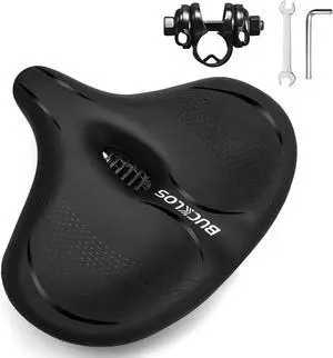 BUCKLOS Wide Bike Seat for Men Women Ebike Seats Comfort Extra Large Comfortable Bicycle Seats Saddle for Ebike/Crusier/Exercise/Peloton Bike BUCKLOS Wide Bike Seat for Men Women Ebike Seats Comfort Extra Large Comfortable Bicycle Seats Saddle for Ebike/Crusier/Exercise/Peloton Bike