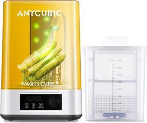 ANYCUBIC Wash and Cure 3, Upgraded Volume 2 in 1 Wash and Cure Station, with Gooseneck Lights, for Mars Anycubic Photon Mono 4 K 2 LCD SLA DLP 3D Printer, Washing Size of 165 x 100 x180 mm