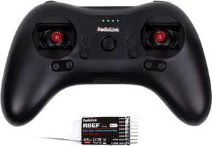 Radiolink T8S 8 Channels 2.4GHz RC Transmitter and Receiver R8EF RX, Remote and Controller Built-in Rechargeable Battery for Quad/Airplane/Car/Boat and More (Mode 2 Left Hand)